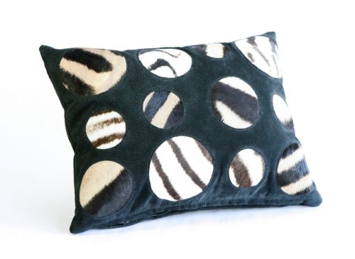 Black Zebra bubble cushion