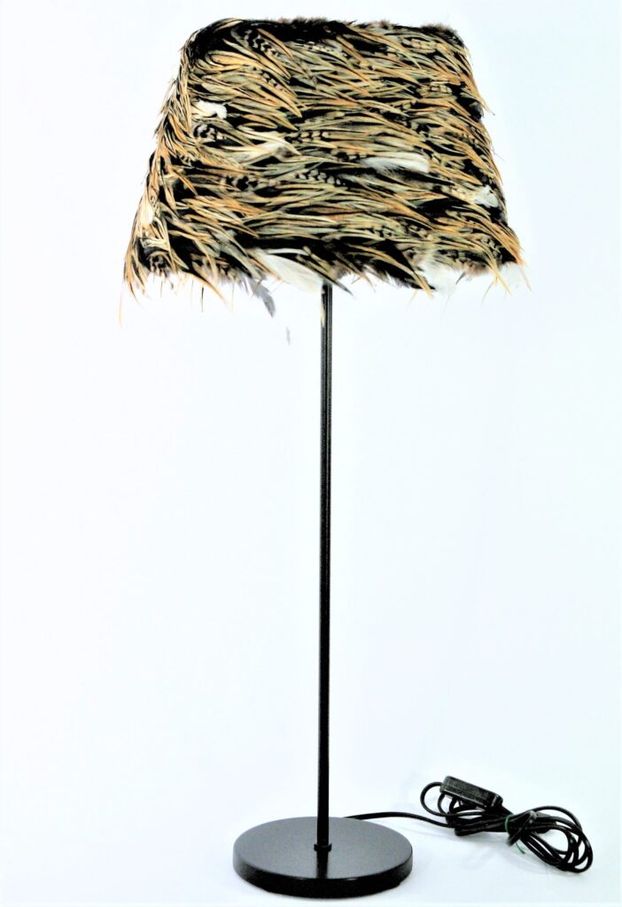 Barley fields feather table lamp medium size