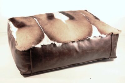 Natural Springbok Floor Cushion Rectangular