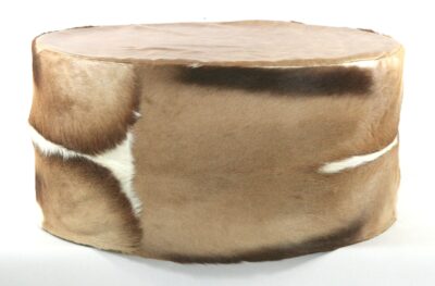 Natural Springbok Floor Round Cushion