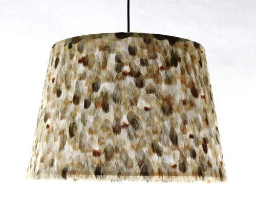Wild African goose feathers pendant shade