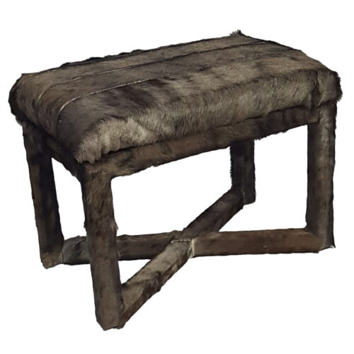 BLUE WILDEBEEST FULL COVER VANITY CHAIR